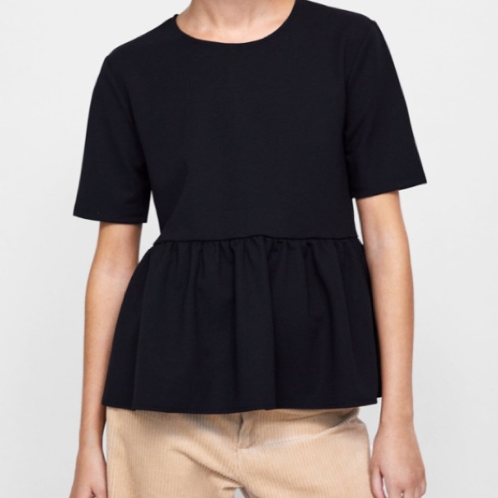 Zara Peplum Top